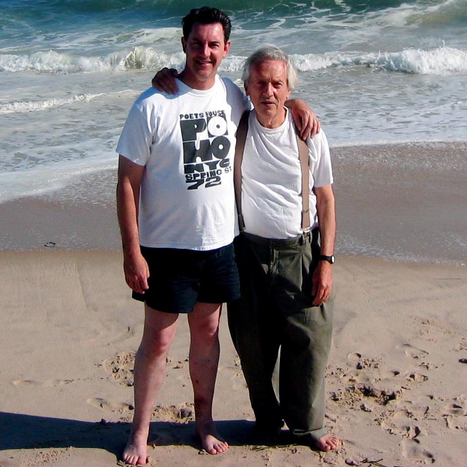 With Samuel Menashe Bridgehampton,NY 2003